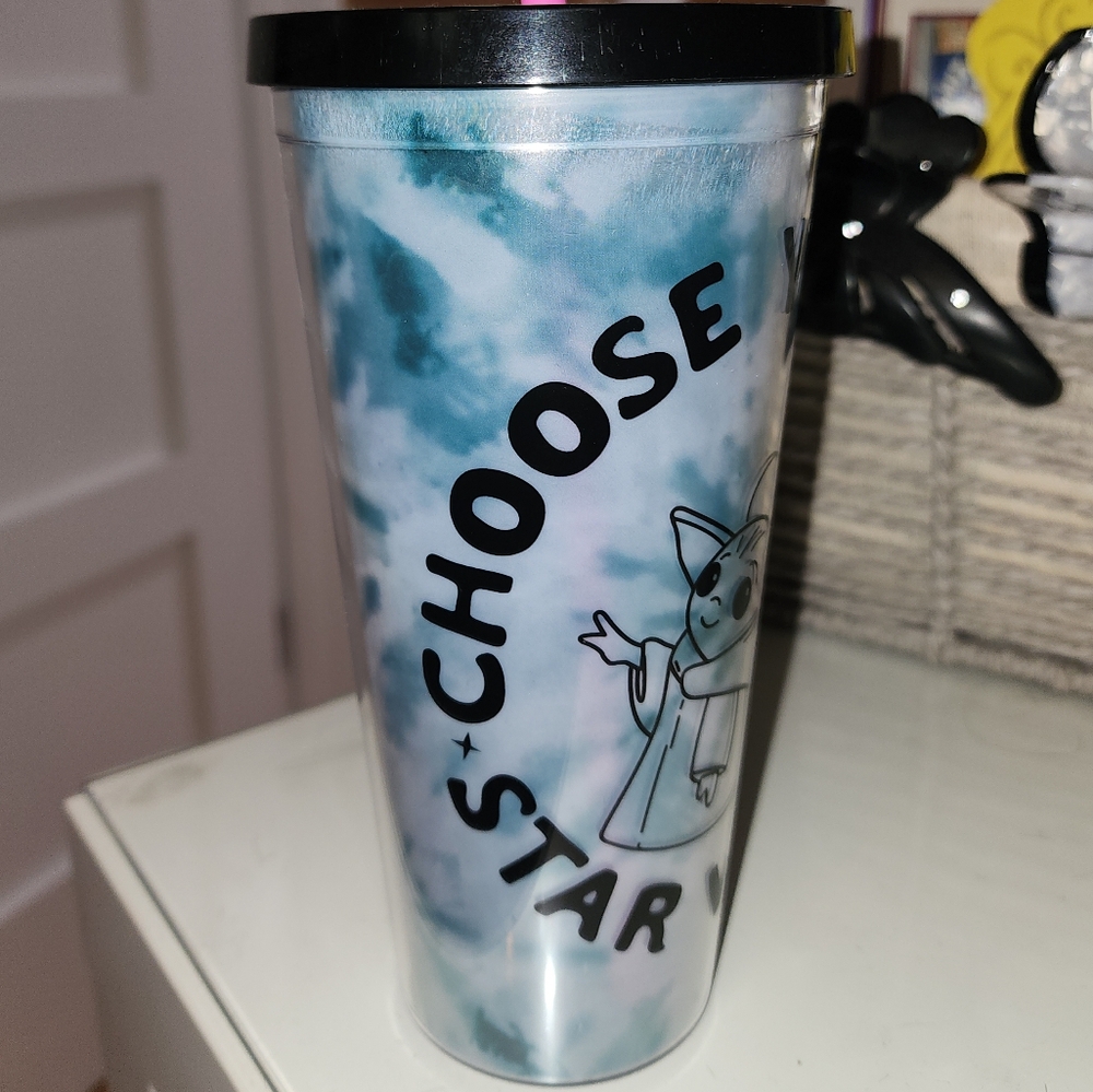 Star Wars Baby Yoda Tumbler with Straw NWT - Picture 7 of 9